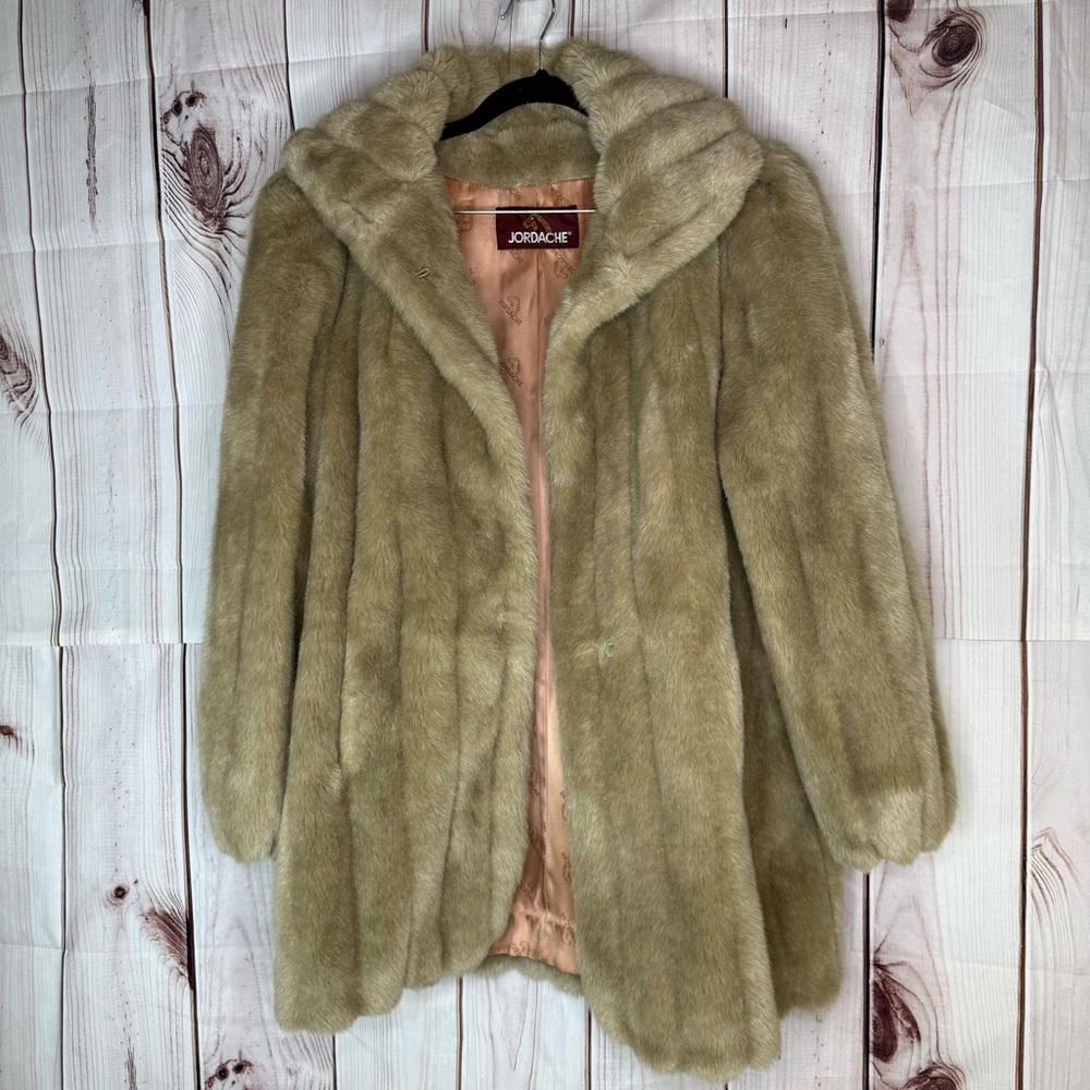 Jordache Vintage faux fur coat